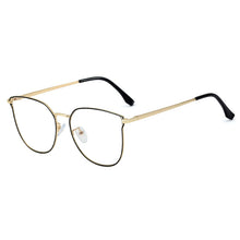 Load image into Gallery viewer, 48303 For Women Anti Blue Light Metal Glasses Frames Oversized Computer Eyeglasses
