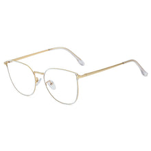 Load image into Gallery viewer, 48303 For Women Anti Blue Light Metal Glasses Frames Oversized Computer Eyeglasses