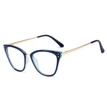 Load image into Gallery viewer, 48305 Retro Rivet Anti Blue Light Optical Glasses Frames Men Women Computer Eyeglasses