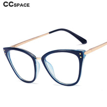 Load image into Gallery viewer, 48305 Retro Rivet Anti Blue Light Optical Glasses Frames Men Women Computer Eyeglasses