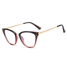 Load image into Gallery viewer, 48305 Retro Rivet Anti Blue Light Optical Glasses Frames Men Women Computer Eyeglasses