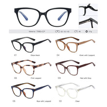 Load image into Gallery viewer, 48306 Retro Square Cat Eye Anti Blue Light Optical Glasses Frames Men Women TR90 Computer Eyeglasses