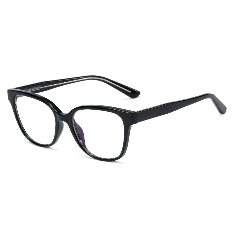 48306 Retro Square Cat Eye Anti Blue Light Optical Glasses Frames Men Women TR90 Computer Eyeglasses