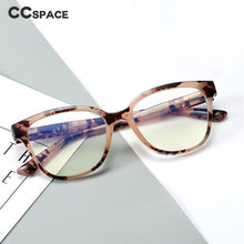 Load image into Gallery viewer, 48306 Retro Square Cat Eye Anti Blue Light Optical Glasses Frames Men Women TR90 Computer Eyeglasses