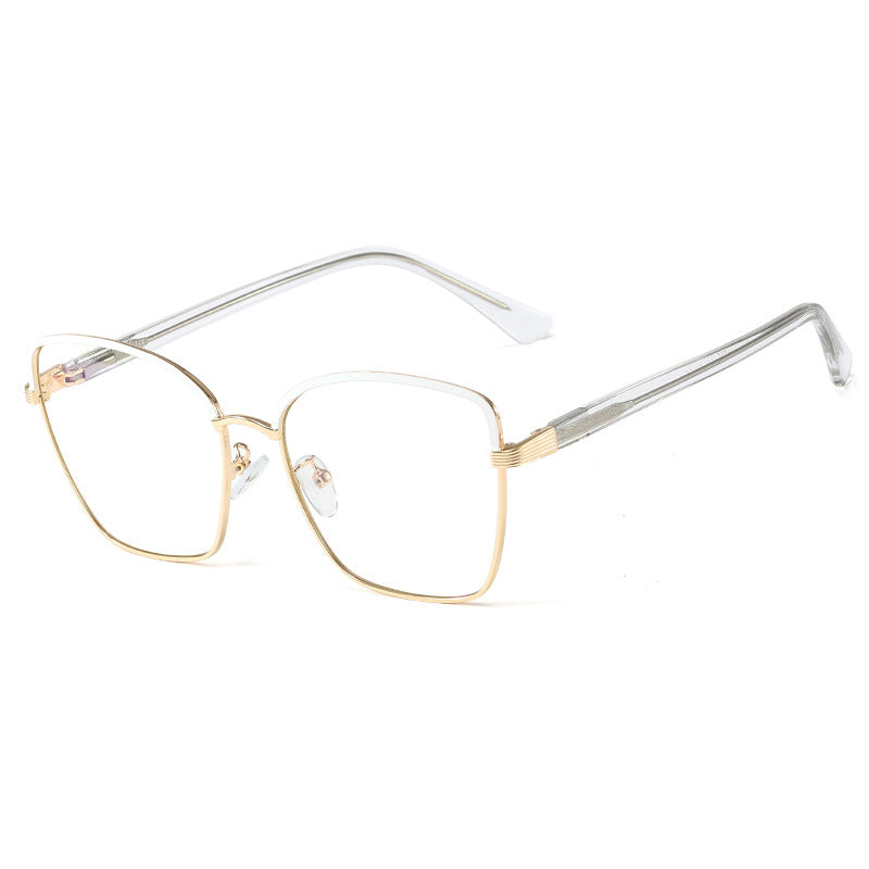 48307 Anti Blue Light Eyebrow Metal Optical Glasses Frames Men Women Computer Eyeglasses