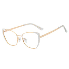 Load image into Gallery viewer, 48308 Cat Eye Anti Blue Light Metal Optical Glasses Frames Men Women Computer Eyeglasses