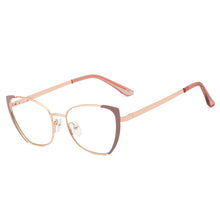 Load image into Gallery viewer, 48308 Cat Eye Anti Blue Light Metal Optical Glasses Frames Men Women Computer Eyeglasses