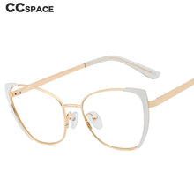 Load image into Gallery viewer, 48308 Cat Eye Anti Blue Light Metal Optical Glasses Frames Men Women Computer Eyeglasses