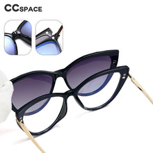 Load image into Gallery viewer, 48310 Polarized Clip-on Sunglasses Anti Blue Glasses Frame Dual-purpose Men Women Shades UV400 Vintage Glasses