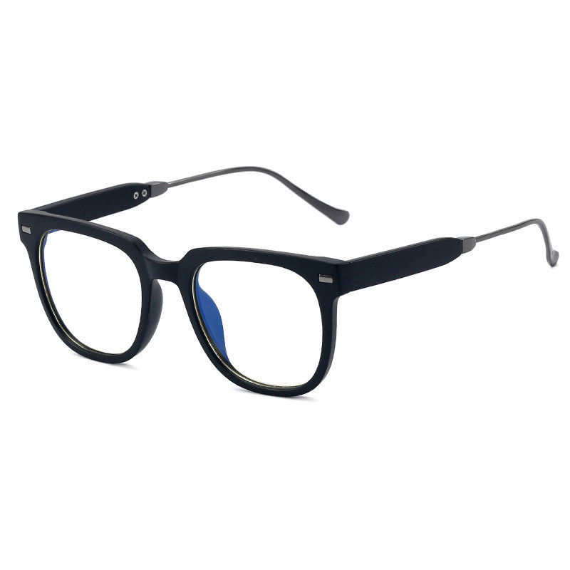 48313 Vintage Anti Blue Light Square Glasses Frames Women Computer Eyeglasses