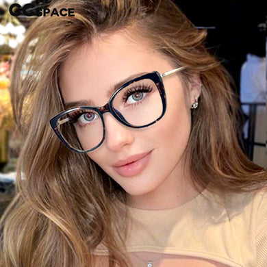 48314 Plastic Titanium Anti Blue Light Men Women Optical Glasses Frames TR90 Computer Eyeglasses