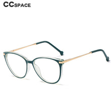 Load image into Gallery viewer, 48316 TR90 Round Cat Eye Anti Blue Light Women Optical Glasses Frames Men Computer Eyeglasses
