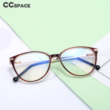 Load image into Gallery viewer, 48316 TR90 Round Cat Eye Anti Blue Light Women Optical Glasses Frames Men Computer Eyeglasses
