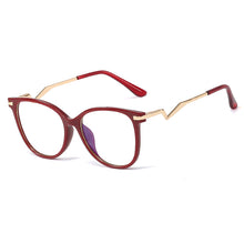Load image into Gallery viewer, 48323 TR90 Anti Blue Light Optical Glasses Frames Women Spring Leg Computer Eyeglasses