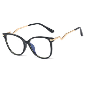 48323 TR90 Anti Blue Light Optical Glasses Frames Women Spring Leg Computer Eyeglasses