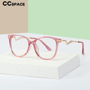 48323 TR90 Anti Blue Light Optical Glasses Frames Women Spring Leg Computer Eyeglasses