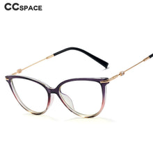 Load image into Gallery viewer, 48325 Cat Eye Diamond  Anti Blue Light Optical Glasses Frames Women TR90 Computer Eyeglasses