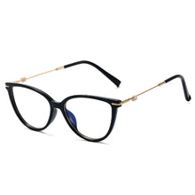 Load image into Gallery viewer, 48325 Cat Eye Diamond  Anti Blue Light Optical Glasses Frames Women TR90 Computer Eyeglasses