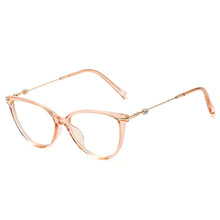 Load image into Gallery viewer, 48325 Cat Eye Diamond  Anti Blue Light Optical Glasses Frames Women TR90 Computer Eyeglasses