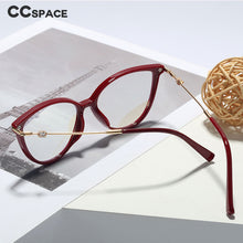 Load image into Gallery viewer, 48325 Cat Eye Diamond  Anti Blue Light Optical Glasses Frames Women TR90 Computer Eyeglasses