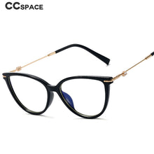 Load image into Gallery viewer, 48325 Cat Eye Diamond  Anti Blue Light Optical Glasses Frames Women TR90 Computer Eyeglasses