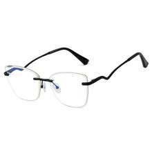 Load image into Gallery viewer, 48329 Rimless Anti Blue Light Transparent Glasses Frames Women Computer Eyeglasses