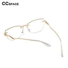 Load image into Gallery viewer, 48329 Rimless Anti Blue Light Transparent Glasses Frames Women Computer Eyeglasses