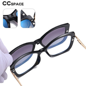 48337 Anti Blue Light Glasses Frames Polarized Sunglasses Clip Men Women Multifunctional TR90 Computer Eyeglasses