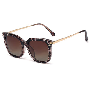 48341 Square Anti Blue Light Glasses Frames Polarized Sunglasses With Magnetic Clip Men Women Computer Eyeglasses
