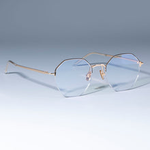 Load image into Gallery viewer, 49013 Semi-Rimless Square Glasses Frames Men Women Optical Computer Glasses