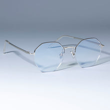 Load image into Gallery viewer, 49013 Semi-Rimless Square Glasses Frames Men Women Optical Computer Glasses
