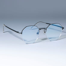 Load image into Gallery viewer, 49013 Semi-Rimless Square Glasses Frames Men Women Optical Computer Glasses