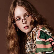 Load image into Gallery viewer, 49013 Semi-Rimless Square Glasses Frames Men Women Optical Computer Glasses