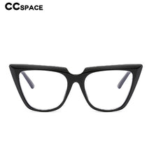 Load image into Gallery viewer, 49040 Anti-blue Light Oversized Cat Eye Ultralight Simple Glasses Frames Men Women Optical Computer Glasses