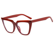 Load image into Gallery viewer, 49040 Anti-blue Light Oversized Cat Eye Ultralight Simple Glasses Frames Men Women Optical Computer Glasses
