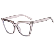 Load image into Gallery viewer, 49040 Anti-blue Light Oversized Cat Eye Ultralight Simple Glasses Frames Men Women Optical Computer Glasses