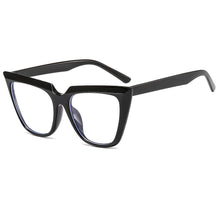 Load image into Gallery viewer, 49040 Anti-blue Light Oversized Cat Eye Ultralight Simple Glasses Frames Men Women Optical Computer Glasses