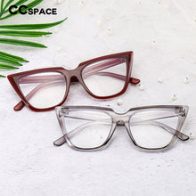 Load image into Gallery viewer, 49040 Anti-blue Light Oversized Cat Eye Ultralight Simple Glasses Frames Men Women Optical Computer Glasses
