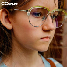 Load image into Gallery viewer, 49044 Round Half Frame Glasses Frames Women Optical Computer Glasses