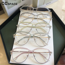 Load image into Gallery viewer, 49044 Round Half Frame Glasses Frames Women Optical Computer Glasses