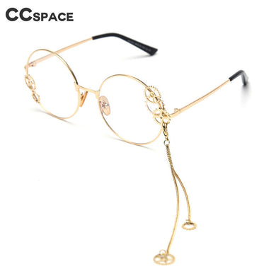 49046 Round Polarized  Sunglasses Gear Chain Men Women Shades UV400 Vintage Glasses