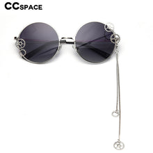 Load image into Gallery viewer, 49046 Round Polarized  Sunglasses Gear Chain Men Women Shades UV400 Vintage Glasses