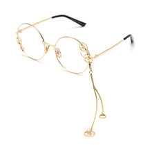 Load image into Gallery viewer, 49046 Round Polarized  Sunglasses Gear Chain Men Women Shades UV400 Vintage Glasses