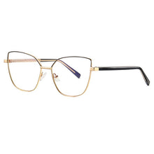 Load image into Gallery viewer, 49081 Anti-blue Light Cat Eye Metal Glasses Frames Men Women Optical  Computer Glasses