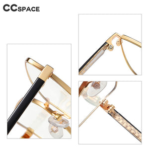 49081 Anti-blue Light Cat Eye Metal Glasses Frames Men Women Optical  Computer Glasses