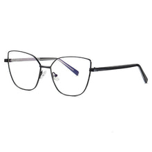 Load image into Gallery viewer, 49081 Anti-blue Light Cat Eye Metal Glasses Frames Men Women Optical  Computer Glasses