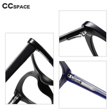 Carica l&#39;immagine nel visualizzatore di Gallery, 49082 Cat Eye Montature per occhiali in plastica titanio luce anti-blu Occhiali da computer ottici ultraleggeri per uomo e donna