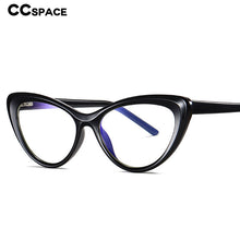 Load image into Gallery viewer, 49082 Cat Eye Anti-blue Light Plastic Titanium Glasses Frames Ultralight Men Women Optical Computer Glasses