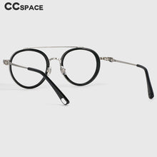 Load image into Gallery viewer, 49086 Anti Blue Light Round Retro  Glasses Frames Men Women Computer Eyeglasses