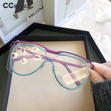 49088 One Lens Anti-blue Light Oversized Cool Sunglasses Men Women Shades UV400 Vintage Glasses